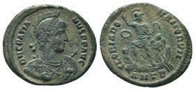 Gratian. A.D. 367-383. AE

Condition: Very Fine

Weight: 5.60 gr
Diameter: 24 mm