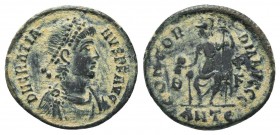 Gratian. A.D. 367-383. AE

Condition: Very Fine

Weight: 2.30 gr
Diameter: 18 mm