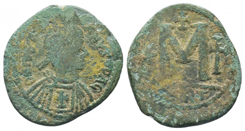 JUSTIN I & JUSTINIAN I (527). Follis.

Condition: Very Fine

Weight: 11.30 gr
Di...