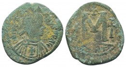 JUSTIN I & JUSTINIAN I (527). Follis.

Condition: Very Fine

Weight: 11.30 gr
Diameter: 30 mm