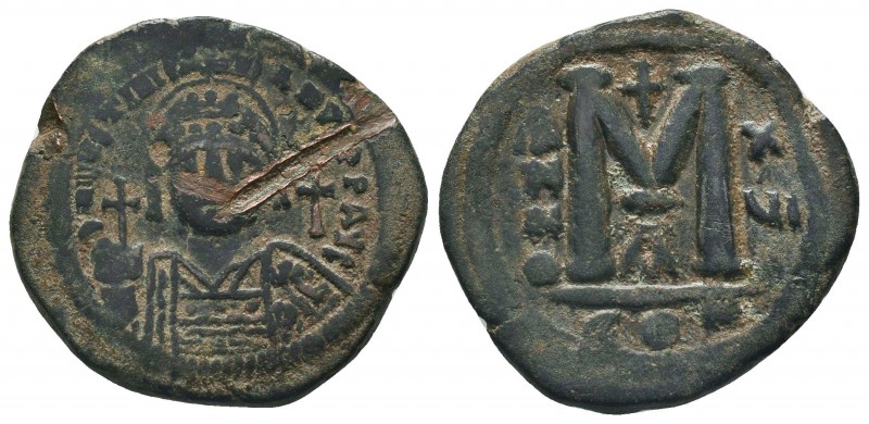 JUSTIN I & JUSTINIAN I (527). Follis.

Condition: Very Fine

Weight: 21 gr 
Diam...