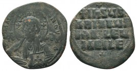 Anonymous. Ca. 1028-1034. AE follis nimbate bust of Christ facing,

Condition: Very Fine

Weight: 10.20 gr
Diameter: 29 mm