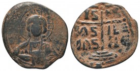 Anonymous. Ca. 1028-1034. AE follis nimbate bust of Christ facing,

Condition: Very Fine

Weight: 9.50 gr
Diameter: 30 mm