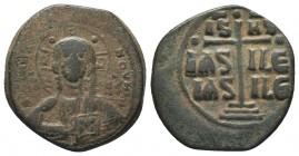 Anonymous. Ca. 1028-1034. AE follis nimbate bust of Christ facing,

Condition: Very Fine

Weight: 11.40 gr
Diameter: 28 mm