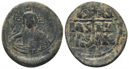 Anonymous. Ca. 1028-1034. AE follis nimbate bust of Christ facing,

Condition: Very Fine

Weight: 14.00 gr
Diameter: 34 mm