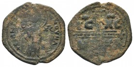 Anonymous. Ca. 1028-1034. AE follis nimbate bust of Christ facing,

Condition: Very Fine

Weight: 9.10 gr
Diameter: 29 mm