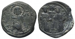 Anonymous. Ca. 1028-1034. AE follis nimbate bust of Christ facing,

Condition: Very Fine

Weight: 10.50 gr
Diameter: 28 mm