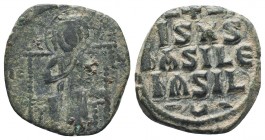Anonymous. Ca. 1028-1034. AE follis nimbate bust of Christ facing,

Condition: Very Fine

Weight: 8.30 gr
Diameter: 26 mm
