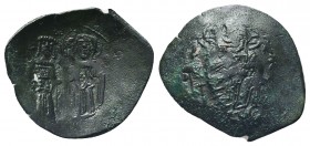Cup Coins of the Late Byzantine Empire. 

Condition: Very Fine

Weight: 2.20 gr
Diameter: 27 mm