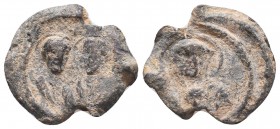 BYZANTINE LEAD SEALS. (Circa 9th-12th centuries).

Condition: Very Fine

Weight: 8.40 gr
Diameter: 25 mm