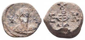 BYZANTINE LEAD SEALS. (Circa 9th-12th centuries).

Condition: Very Fine

Weight: 11.60 gr
Diameter: 18 mm