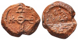 BYZANTINE LEAD SEALS. (Circa 9th-12th centuries).

Condition: Very Fine

Weight: 11.20 gr
Diameter: 23 mm