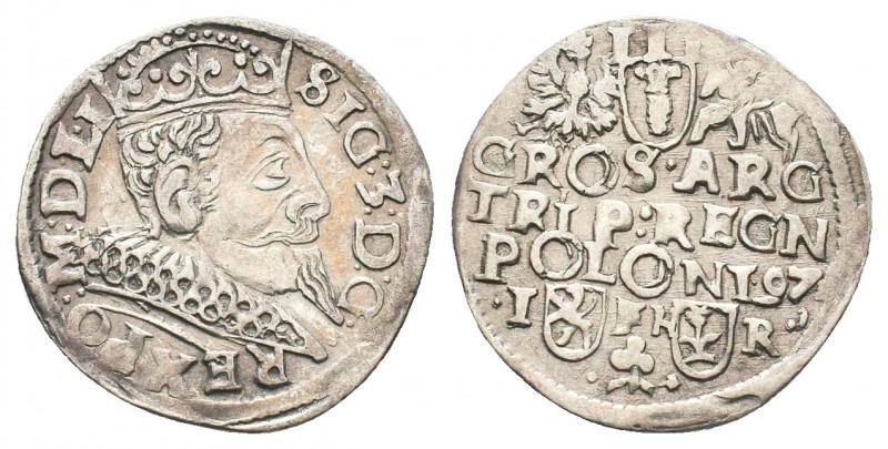 Sigismund III Vasa
POLSKA/POLAND/POLEN
Zygmunt lll Waza. Trojak (3 grosze) no da...