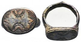 Silver Ring , fleur-de-lys, Crusader Holy Lands under Crusaders, 10th-12th 

Condition: Very Fine

Weight: 9.90 gr
Diameter: 22 mm