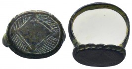 Silver Ring , Crusader Holy Lands under Crusaders, 10th-12th Century A.D. 

Condition: Very Fine

Weight: 6.70 gr
Diameter: 21 mm