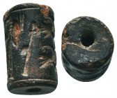 Cylinder Seal with Symbols 19th-17th century BC. 

Condition: Very Fine

Weight: 2.80 gr
Diameter: 17 mm