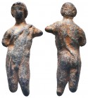 Ancient Roman Bronze Statue , Ae

Condition: Very Fine

Weight: 91.20 gr
Diameter: 76 mm