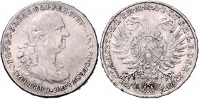 Bayern Karl Theodor 1777-1799 Vikariatstaler 1790 mit Randschrift Dav. 1970. Hahn 360. 
mit diesem Portrait selten ss