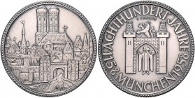 Bayern - München Silbermedaille 1958 (v. R.) auf die 800-Jahrfeier 
42,6mm 29,5g vz-st