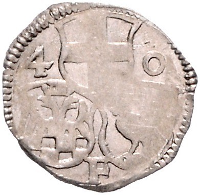 Fulda - Abtei (bis 1752) Johann III. Graf v. Henneberg 1529-1541 Einseitiger Pfe...