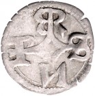 Würzburg - Bistum Lorenz von Bibra 1495-1519 Einseitiger Pfennig o.J. Brunomonogramm Helm. 9. Piloty 878. Ehwald 5802. Fd. Fulda 95. 
0,43g ss