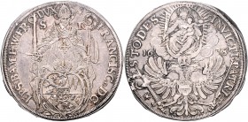 Würzburg - Bistum Franz von Hatzfeld 1631-1642 Taler 1638 Dav. 5976. Helm. 267. 
sehr selten f.vz