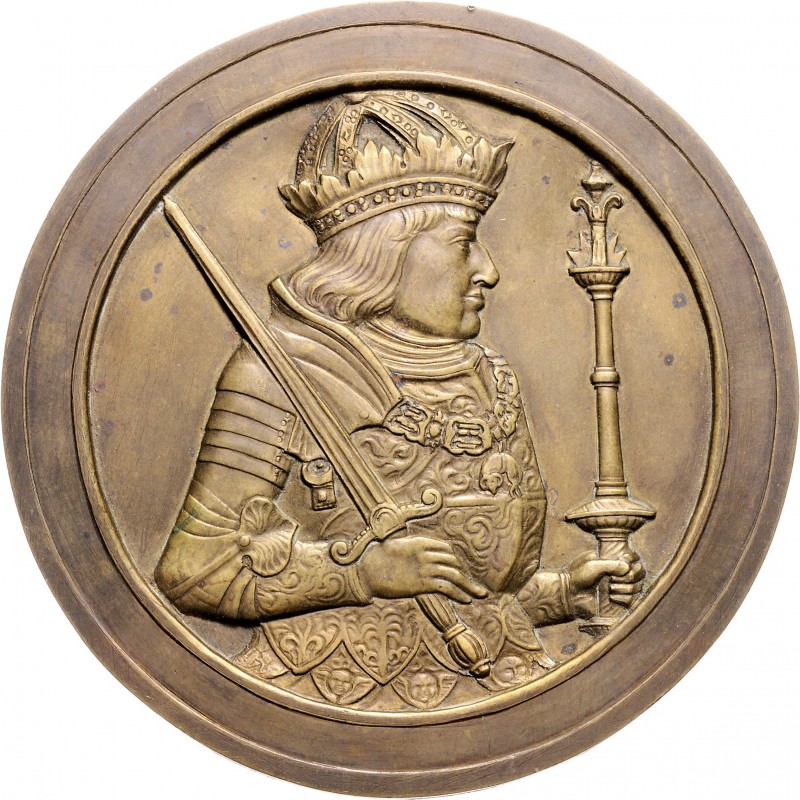 RDR - Österreich Maximilian I. 1493-1519 Eins. Bronzemedaille o.J. (Kunstkammers...