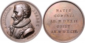 RDR - Österreich Franz II./ I. 1792-1835 Bronzemedaille o.J. (v. Simon) auf Augerius Ghislain von Busbeck 1522-1592, u.a. Gesandter beim Sultan des Os...