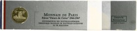 Frankreich - Kolonien Münzsatz 1966 -1967 der Monnaie de Paris 'Fleurs de Coins' bestehend aus 3 x 3 Stücken: Französisch-Polynesien 10, 20 und 50 Fra...
