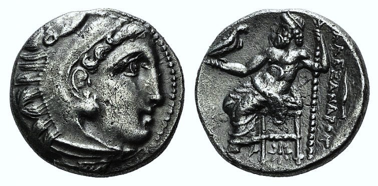 Kings of Macedon, Philip III Arrhidaios (323-317 BC). AR Drachm (16.5mm, 4.23g, ...