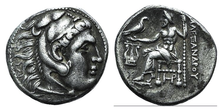Kings of Macedon, Philip III Arrhidaios (323-317 BC). AR Drachm (17mm, 4.14g, 12...