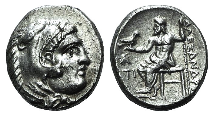 Kings of Macedon, Philip III Arrhidaios (323-317 BC). AR Drachm (16mm, 4.24g, 12...