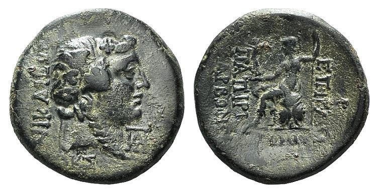 Bithynia, Nicaea. Æ (24mm, 8.44g, 12h). C. Papirius Carbo. Procurator, 62-59 BC....