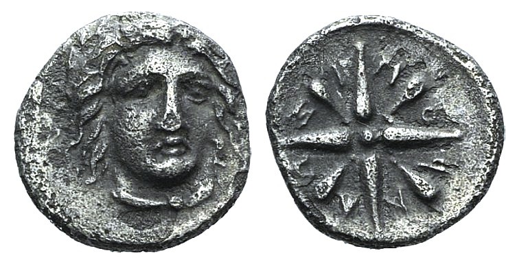 Satraps of Caria, Pixodaros (c. 341/0-336/5 BC). AR Obol (8mm, 0.78g). Halikarna...