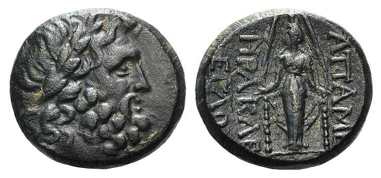 Phrygia, Apameia, c. 100-50 BC. Æ (20mm, 7.59g, 12h). Herakle-, and Eglo-, magis...