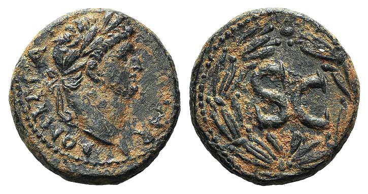 Domitian (81-96). Seleucis and Pieria, Antioch. Æ (22mm, 8.44g, 12h). AD 81-3. L...