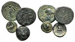 Lot of 4 Greek Æ coins, to be catalog. Lot sold as is, no returns