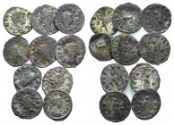 Lot of 10 BI Roman Imperial Antoniniani, to be catalog. Lot sold as is, no returns