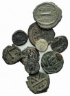 Lot of 10 Late Roman and Byzantine Æ coins, to be catalog. Lot sold as is, no returns