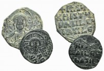 Lot of 2 Byzantine Æ coins, to be catalog. Lot sold as is, no returns