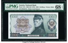 Austria Austrian National Bank 1000 Schilling 1.7.1966 Pick 147a PMG Superb Gem Unc 68 EPQ. 

HID09801242017

© 2020 Heritage Auctions | All Rights Re...
