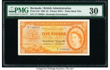 Bermuda Bermuda Government 5 Pounds 1.10.1966 Pick 21d PMG Very Fine 30. Rust mentioned.

HID09801242017

© 2020 Heritage Auctions | All Rights Reserv...