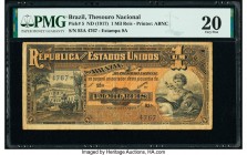 Brazil Thesouro Nacional 1 Mil Reis ND (1917) Pick 5 PMG Very Fine 20. 

HID09801242017

© 2020 Heritage Auctions | All Rights Reserve