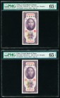 China Central Bank of China 10 Cents 1930 Pick 323b S/M#C301-1a Two Consecutive Examples PMG Gem Uncirculated 65 EPQ. 

HID09801242017

© 2020 Heritag...