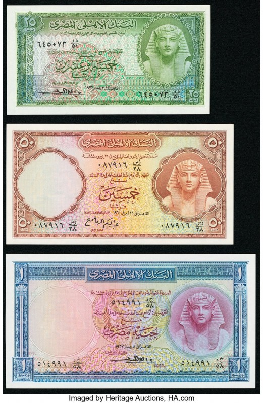 Egypt Bank of Egypt Group Lot of 5 Examples Crisp Uncirculated. 

HID09801242017...