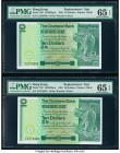 Hong Kong Chartered Bank 10 Dollars 1981 Pick 77b* KNB52 Two Consecutive Replacement Examples PMG Gem Uncirculated 65 EPQ. 

HID09801242017

© 2020 He...