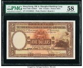 Hong Kong Hongkong & Shanghai Banking Corp. 5 Dollars 4.2.1959 Pick 180b KNB61i PMG Choice About Unc 58. 

HID09801242017

© 2020 Heritage Auctions | ...