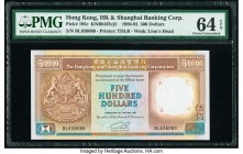 Hong Kong Hongkong & Shanghai Banking Corp. 500 Dollars 1.1.1991 Pick 195c KNB84 PMG Choice Uncirculated 64 EPQ. 

HID09801242017

© 2020 Heritage Auc...
