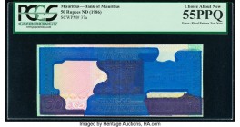 Error; Flood Patterned Test Note Mauritius Bank of Mauritius 50 Rupees ND (1986) Pick 37a PCGS Choice About New 55PPQ. 

HID09801242017

© 2020 Herita...