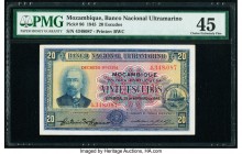 Mozambique Banco Nacional Ultramarino 20 Escudos 29.11.1945 Pick 96 PMG Choice Extremely Fine 45. 

HID09801242017

© 2020 Heritage Auctions | All Rig...